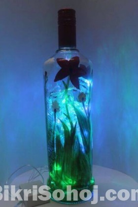 LED Night Fairy String Light Bottle Table Lamp